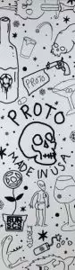 PROTO Skeleton 7" HD Griptape Black
