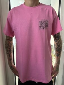 Rich Till The Wheels Fall Off T-shirt Pink