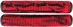 Ručke Striker Thick Logo Black Red