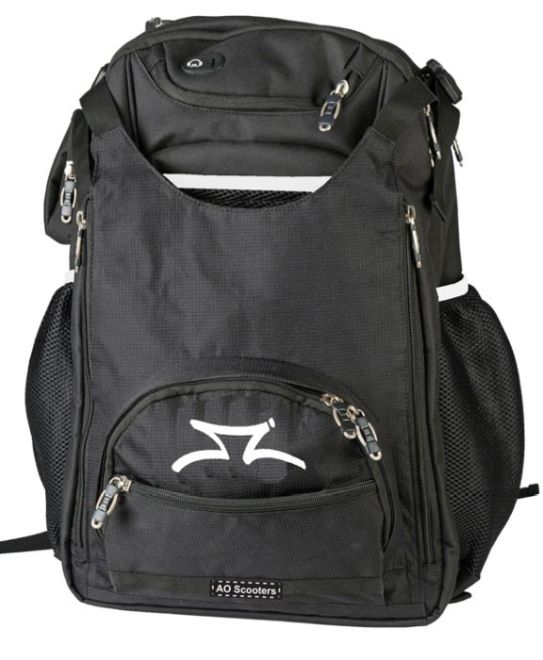 Ruksak AO Transit Backpack Black White