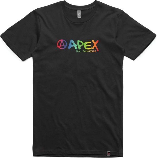 Majica kratkih rukava Apex Rainbow Black