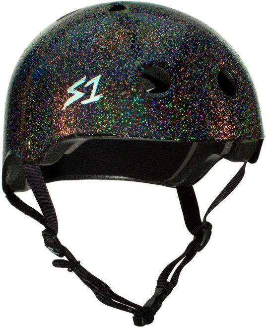 Kaciga S-One Lifer Black Gloss Glitter