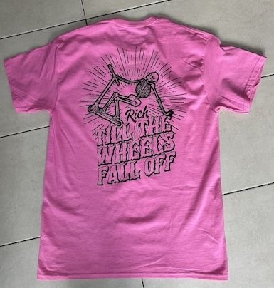 Majica kratkih rukava Rich Till The Wheels Fall Off Pink