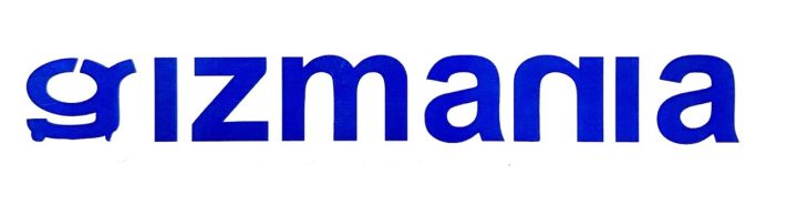 Naljepnica GIZMANIA Rectangle M Blue