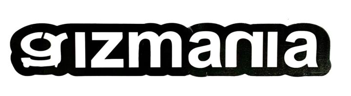 Naljepnica GIZMANIA Rectangle M White