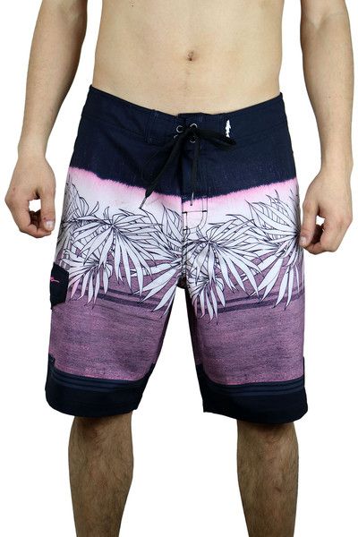 Kratke hlače za plažu MAUI Tropical Trip Board Purple