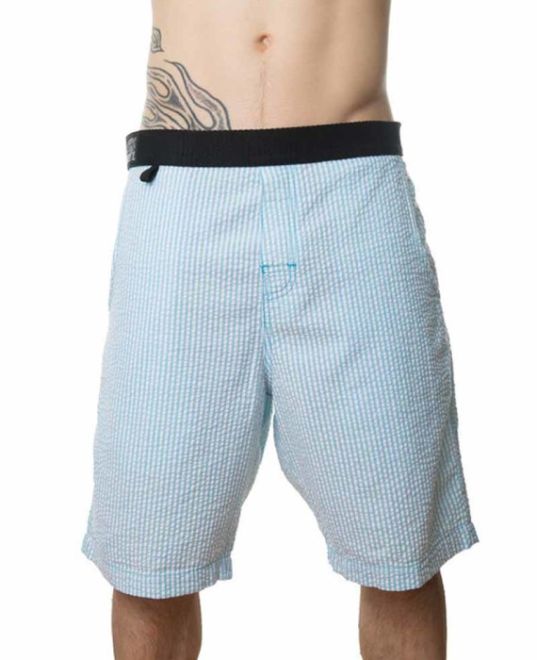 Kratke hlače JIMMY´Z Seersucker Shorts Blue