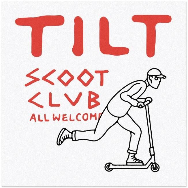 Naljepnica Tilt Scoot Club