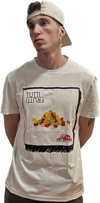Majica kratkih rukava Shizzle Orchestra Tutti Frutti White